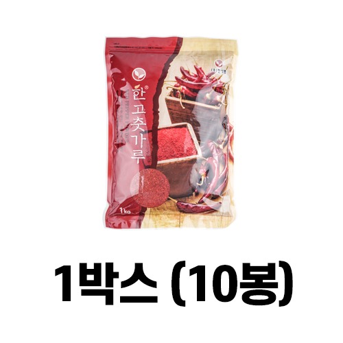 [박스판매] 중국산 매운맛 김치용 고춧가루 1KG (BOX)